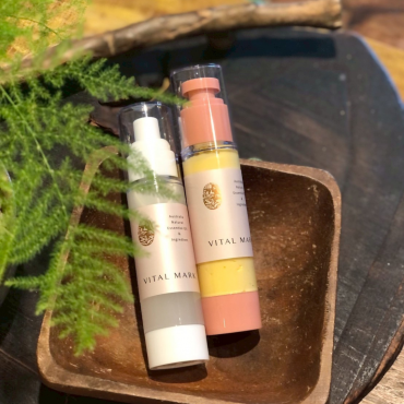 四季防曬２件組（花植水潤防曬露 50ml＋花植賦活防曬乳 50g）－菲你莫屬精選~四季防曬系列